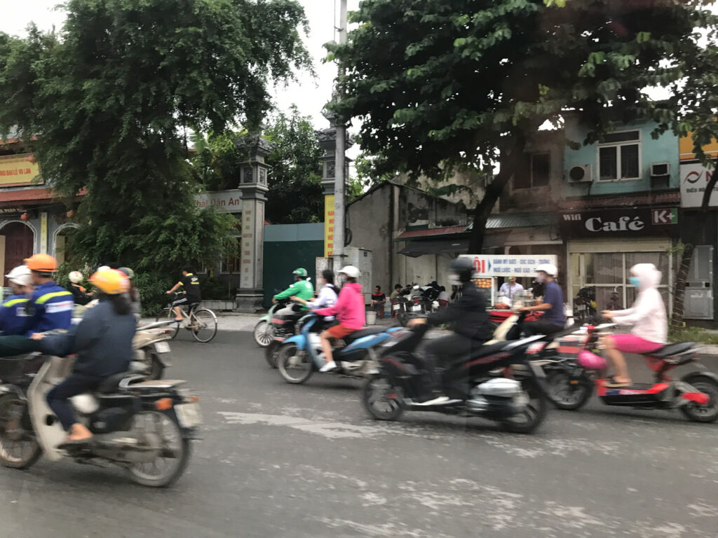 ベトナムハノイの町